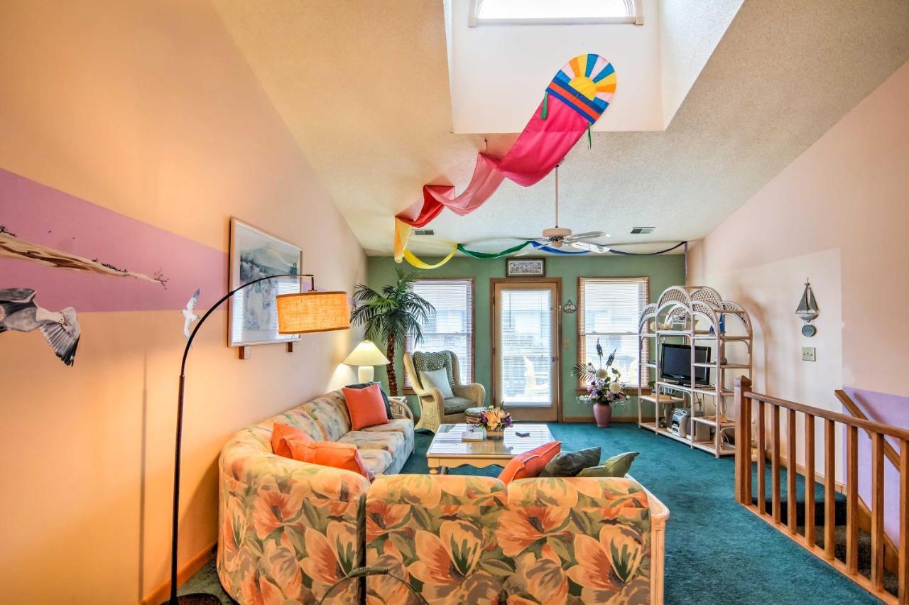 Kitty Hawk Townhome At Sea Dunes - Walk To Beach! Exteriör bild